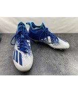 Nike Football Cleats Men 12 M Adizero Scorch Shoes Blue White Athletic F... - $47.27 CAD