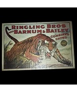 Vintage Ringling Bros and Barnum &amp; Bailey Poster- The Tiger - $54.45