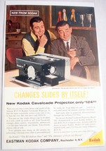 1959 Kodak Cavalcade Projector Rochester, N.Y. Color Ad Changes Slides By Itself - $7.99