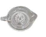 Vintage ~ Citrus Juicer ~ 6&quot; Dia. Clear Glass ~ Reamer ~ Juicer ~ Handle... - $37.40