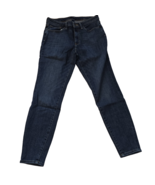 Calvin Klein Jeans Women Size 10 Skinny Dark Blue Stretch Straight Jeans - $18.10