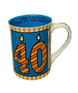 Lorrie Veasey Cup Mug Our Name is Mud 40th Birthday Mug Make a Wish Candles - $373.95 MXN