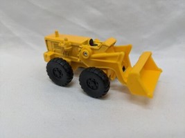 Vintage Maisto Yellow Tractor Shovel Toy Car 2 1/2" - £11.83 GBP