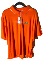 Antigua Men&#39;s Short Sleeve Polo Shirt Orange XXL - £15.56 GBP