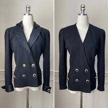 St John Santana Knit Day To Evening Double Breasted Sweater Remove Colla... - $90.00