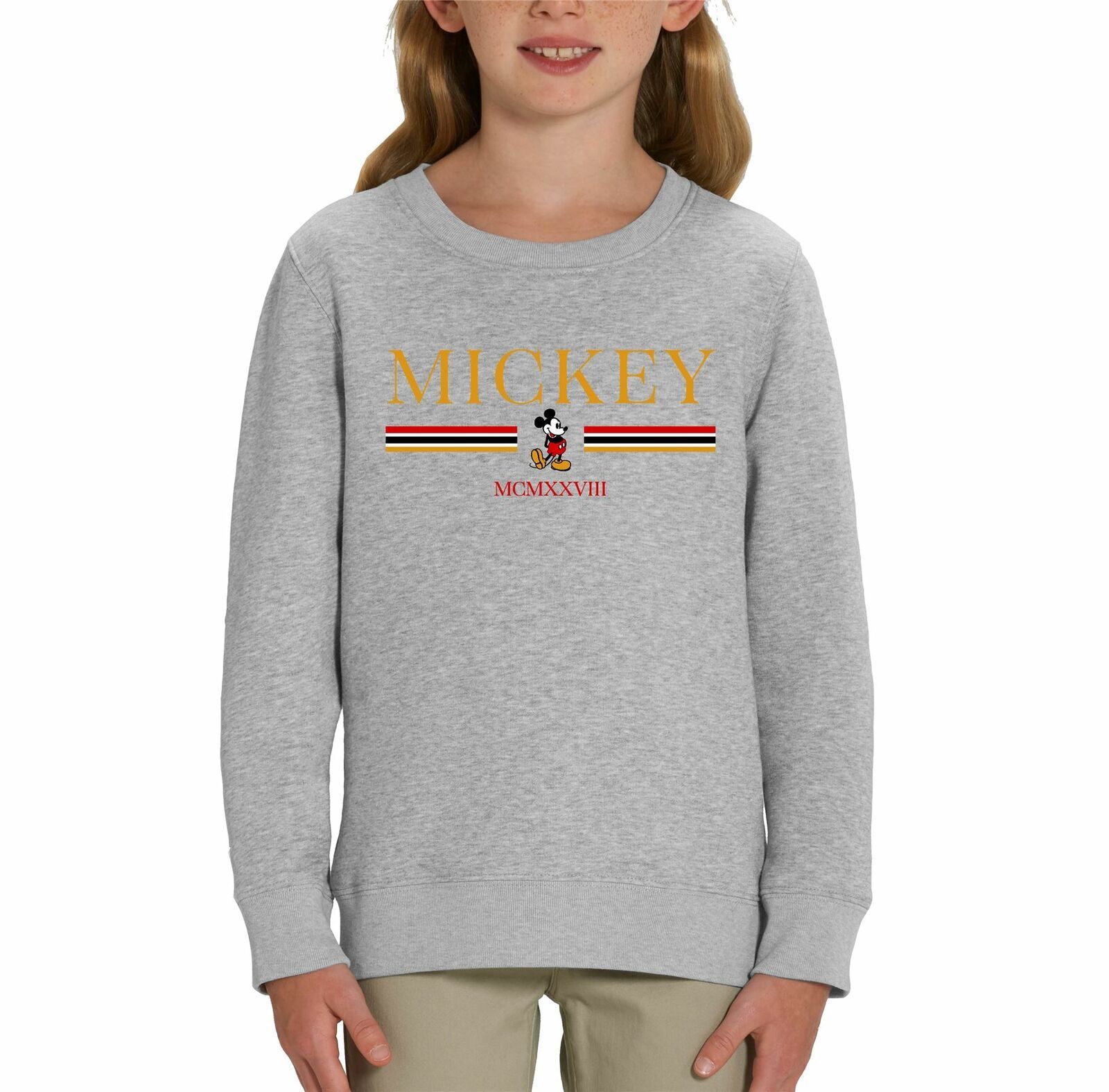 Mickey Mouse 1928 Children's Grey Unisex Sweatshirt - $25.07