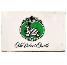The Velvet Turtle Restaurant Vintage Box Matches Los Angeles California E76m2 - £19.60 GBP