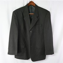 Zegato 42S Green Houndstooth 3Btn Mens Blazer Suit Jacket Sport Coat - £19.65 GBP