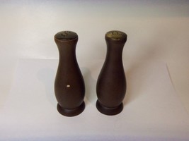 Wooden Salt &amp; Pepper Shakers Vintage Japan Unused - £10.24 GBP