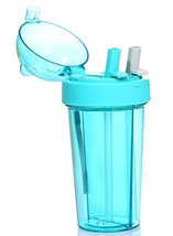 FunBlast Sipper Bottle for Kids, Two Partition Sipper with 2 Straw, Sipp... - $34.99