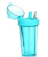 FunBlast Sipper Bottle for Kids, Two Partition Sipper with 2 Straw, Sipp... - $34.99