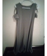 Womans Unbranded Long Gray Summer Dress Sz XL 9000ARE - $20.57 CAD