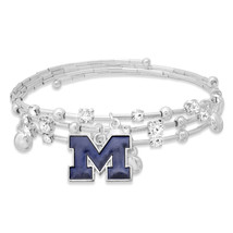 Michigan Wolverines Stella Wrap Around Bracelet - £13.93 GBP