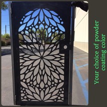 Contemporary Design Gate, Modern Metal Gate, Custom Pedestrian Gate_36x60 - $1,149.00