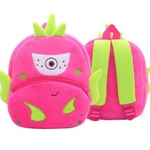 Baby Fruits Plush Backpack Cute Vegetables Soft School Bag  Boys Girls  Pitaya   - £92.46 GBP