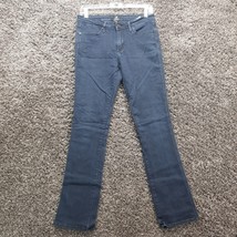 Just Black JB Jeans Women 29 Blue Straight Stretch USA Made Ladies Pants - £9.05 GBP
