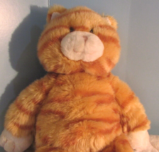 Vintage  build a bear orange tabby kitty cat  Stuffed Plush ANIMAL   16&quot; - £25.33 GBP