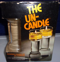 Vintage The Un Candle Floating Candle Set By Corning 1970s - $8.99