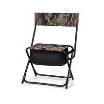 Foldable Patio Chair with Storage Pocket Backrest for Camping Hiking - Color: Ca - $121.49