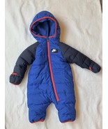 Nike Baby Puffer Snowsuit, Fleece-Lined with Hood - Game Royal (3 mo) (L... - £27.36 GBP