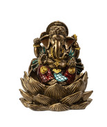 Ganesha (Ganesh) Sitting on a Lotus Flower! - €13,55 EUR