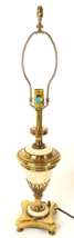 Quality Stiffel Mid-Century Brass &amp; Enamel Urn Lamp, Excellent Condition - $185.00