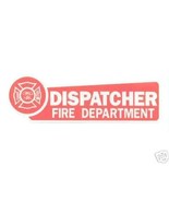FIRE DEPARTMENT DISPATCHER   HIGHLY REFLECTIVE VEHICLE DECAL - £1.16 GBP