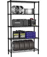 5-Tier Wire Shelving Unit 36”W X 14”D X 72”H Metal1750 LBS Load Capacity... - £138.91 GBP