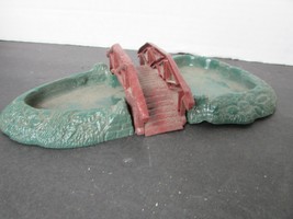 O Scale Plastic Bachmann Plasticville Pond and Bridge  H7 - $6.60