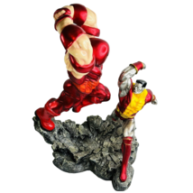 RARE Juggernaut vs Colossus Custom 1:4 Scale Statue X-MEN Comic Book Marvel - $791.99