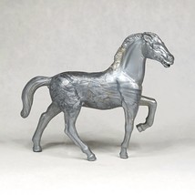 Stuart Walking Horse Metallic Gray Marbled Vintage 1950s Silver Western ... - £23.67 GBP