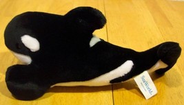 Sea World SHAMU KILLER WHALE 12&quot; Plush Stuffed Animal TOY - £12.77 GBP