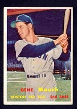 Boston Red Sox Gene Mauch 1957 Topps #342 ex/em - £15.58 GBP