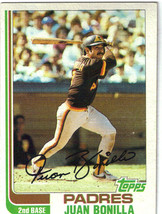 1982 Topps Juan Bonilla  San Diego Padres #464 Baseball Card - $1.97