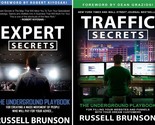 Russell Brunson 2 Books Set: EXPERT SECRETS &amp; TRAFFIC secrets (English) - £17.04 GBP
