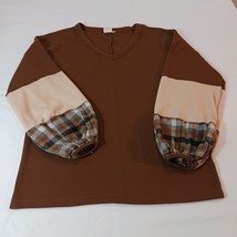 Grace &amp; Emma V-Neck Pullover SweatShirt Women&#39;s Size Small Long Sleeve Top - $10.39