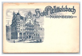 Hotel Wittelsbach Nurnberg Germany UNP Unused DB Postcard U8 - £7.14 GBP