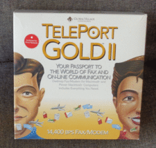 Teleport Gold II 14.4 bps Vintage Fax/Modem for Apple Power Macintosh Mac CIB - £31.65 GBP