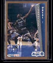 1992 Fleer #401 Shaquille O&#39;Neal Excellent / Raw - £11.84 GBP
