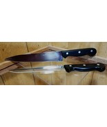 Vintage ELEGANT CUT II  Knife Set Fine Stainless Steel, AISI 420 Hollow ... - $36.67 CAD