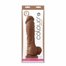 Colours - Pleasures - 8&quot; Dildo - Brown - $40.79