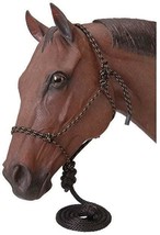 Tough-1 Two-Tone Poly Rope Tied Halter with Lead - $19.95