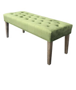 Furniture Green Tufted Bench N12 - £877.91 GBP