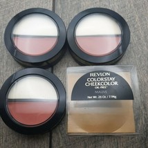 Lot Of 3 Revlon Colorstay Cheekcolor Oil Free Mauve - £11.09 GBP