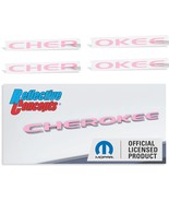 CHEROKEE Emblem Overlay Decals for 2014-2023 Jeep Cherokee - $273.60 MXN