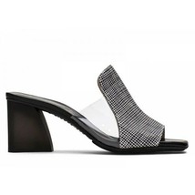 Hispanitas Parker Block Heel Sandal saffiano black leather sz 42 us 10 new - £150.88 GBP
