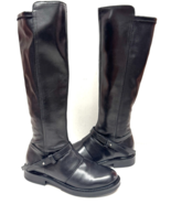 MIZ MOOZ SOFT LEATHER TALL BOOTS SIDE ZIP   37EU BLACK / 7US NEW # Z-180 - $59.95