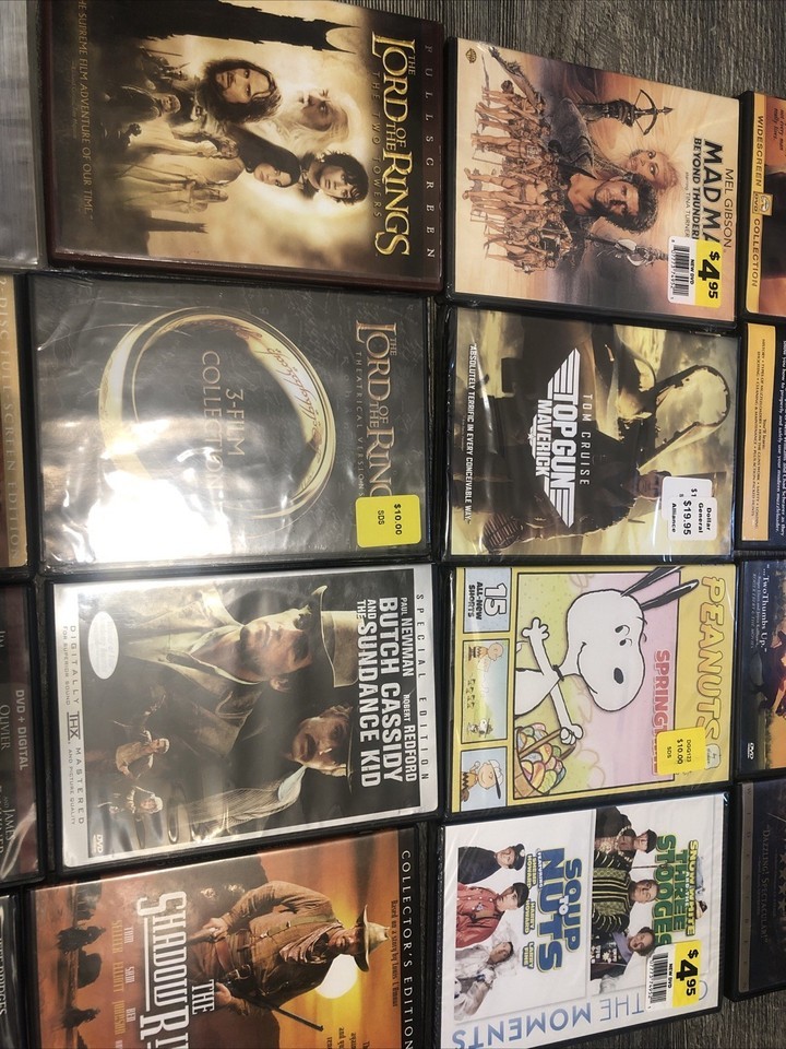 DVDs X-Men Lord Of The Rings Last Samurai Peanuts Braveheart Patriot Gladiator Item image 4