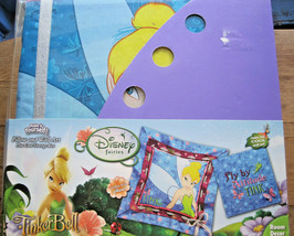 Disney Fairies Make It Yourself Pillow &amp; Wall Art Kit Tinker Bell Gift - £23.52 GBP