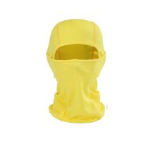 Yellow Balaclava Tactical Mask Face Cover Neck Gaiter UV Protection Men Women - £14.07 GBP